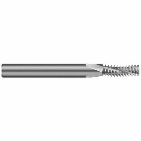 HARVEY TOOL 0.235in. Cutter dia. x 0.625in. 5/8 Carbide Multi-Form M8-1.00 Thread Milling Cutter, 3 Flutes 16924